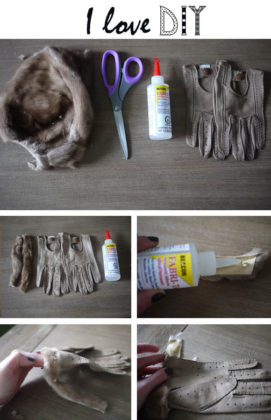 DIY winter gloves