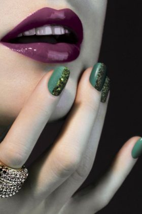 Emerald Green Nail Art Designs To Be Used In This Season