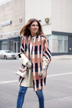 Patchwork Clothing Trend In Winter Women Outfits