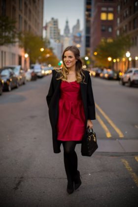 red hot dress