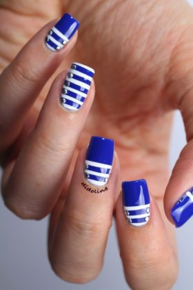 Sharp Blue Nail Designs You Can Have On This Winter