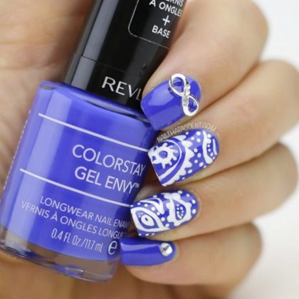 Sharp Blue Nail Designs You Can Have On This Winter