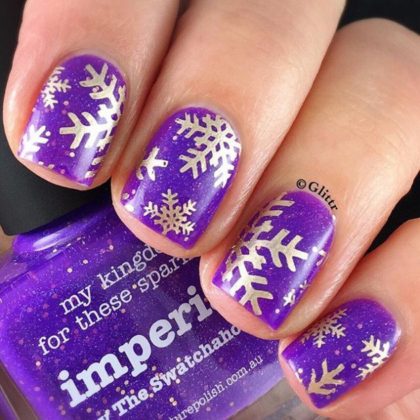 Snowflake Nail Tutorials To Look For This Season