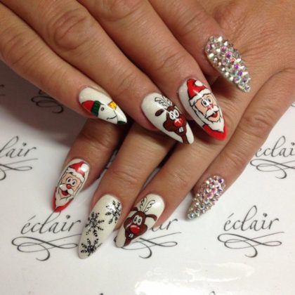 Holiday season nail designs