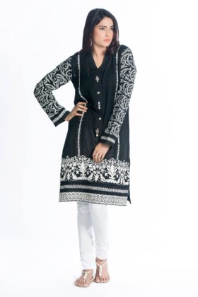 Winter Pret Kurti Designs Firdous Fashion Collection 2016