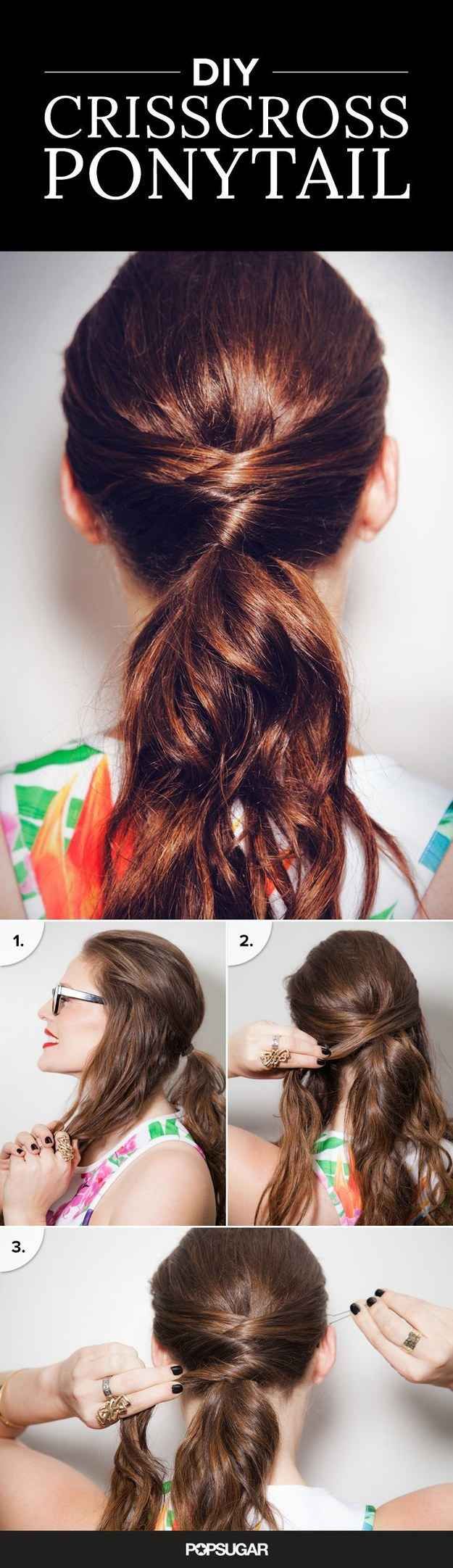 Scissors Pony Tail Tutorial