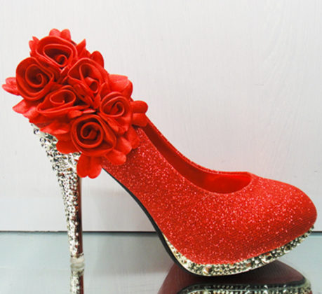 Formal high heel footwear