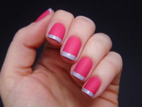 french manicure nail art