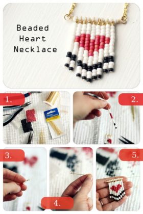 Heart shaped DIY projects