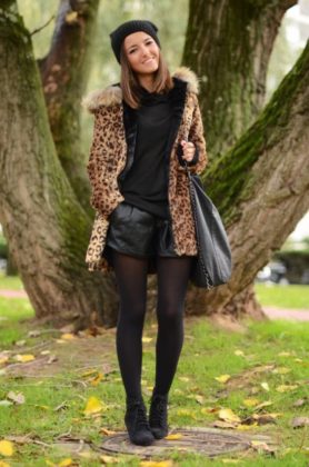 Leopard Winter Coat Designs Women Should Try In Cold