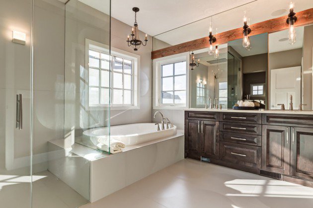 Stylish Industrial Bathroom Interior Home Designs 2016