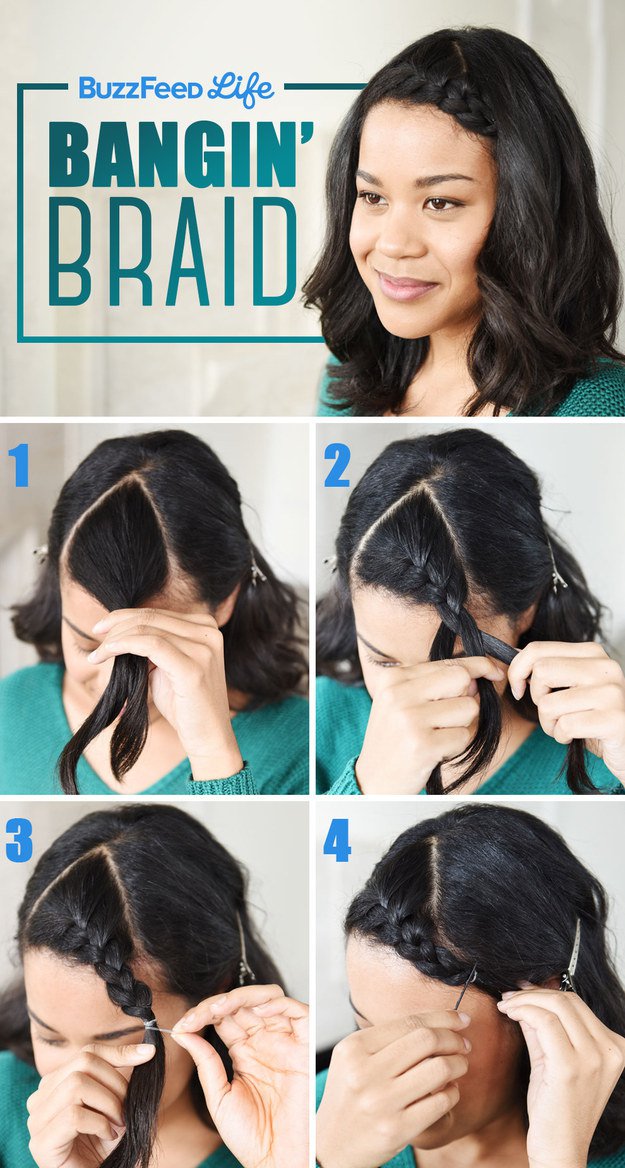 front braid tutroial