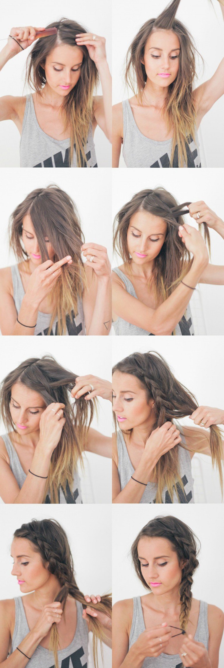 Side braided Hair tutorial