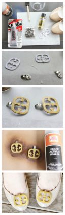 DIY shoe clip ideas