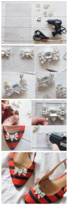 DIY shoe clip ideas