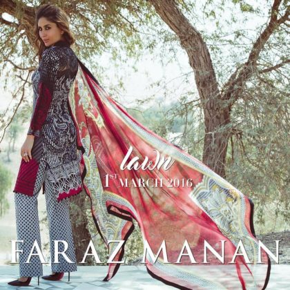 Faraz Manan Spring Summer Lawn Collection