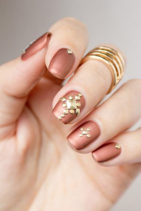 Metallic Nail Designs