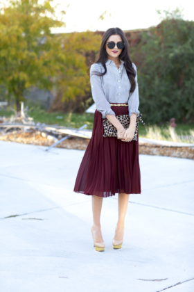 Pleated Skirts Trend