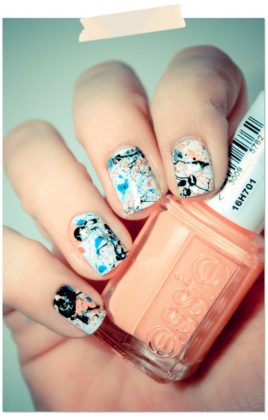 Splatter Nail Designs To Try In The Spring Season