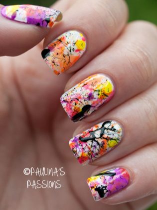 Splatter Nail Designs