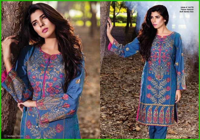 Taana Baana Summer Shalwar Kameez Dresses 2016 - StyleVilas.com