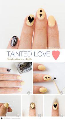 Valentine nail designs