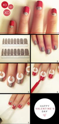 Valentine nail designs