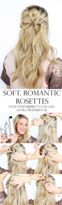 Valentines day hair tutorials