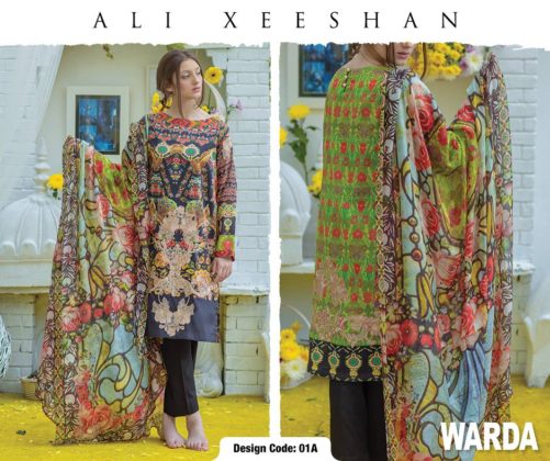 Ali Xeeshan Summer Lawn Warda Designs Collection 2016