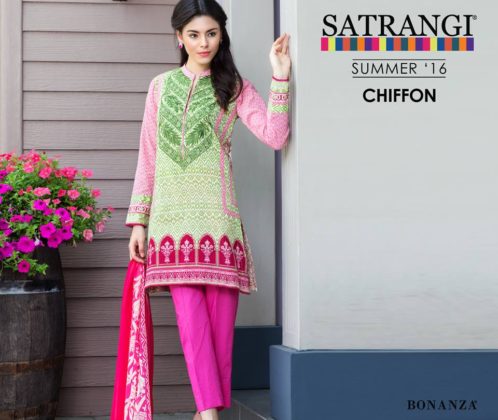 Bonanza Satrangi Chiffon Summer Collection