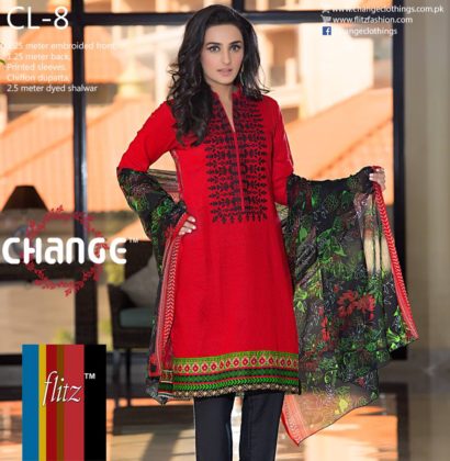 Casual Summer Lawn Shalwar Kameez Change 2016