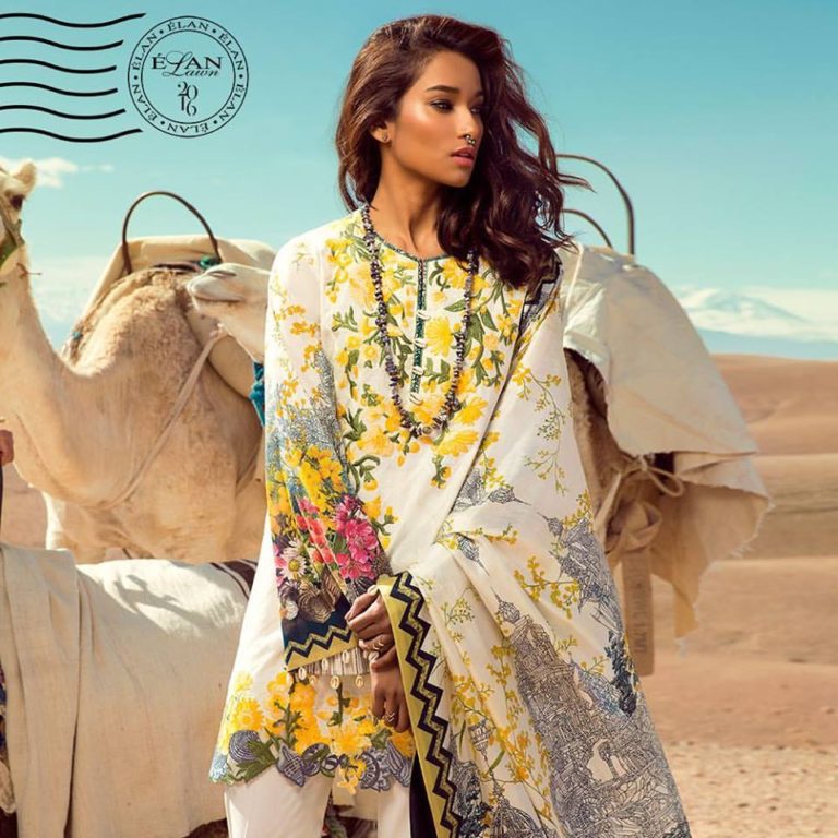 Elan Spring Summer Lawn Clothing Collection 2016