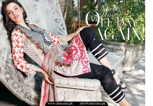 Exquisite Embroidered Lawn Collection By House Of Charizma 2016