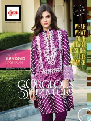 Gorgeous Summer Shalwar Kameez LSM Fabrics 2016