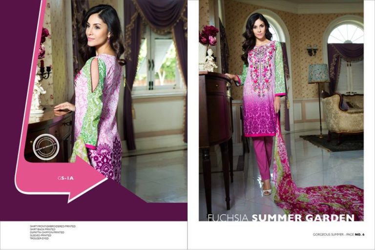 Gorgeous Summer Shalwar Kameez LSM Fabrics 2016