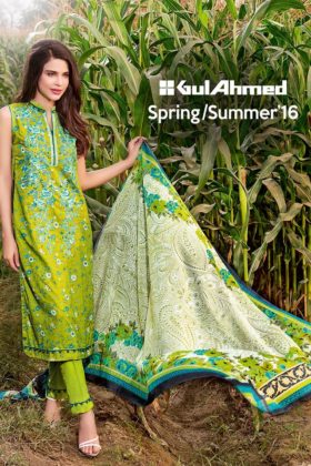 Gul Ahmed Embroidered Three Piece Summer Collection 2016