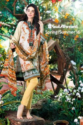 Gul Ahmed La Chiffon Spring Summer Collection 2016