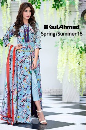 Gul Ahmed Soya Silk Collection SpringSummer 2016