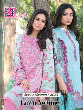 Gulaal Spring Summer Lawn Shalwar Suits 2016