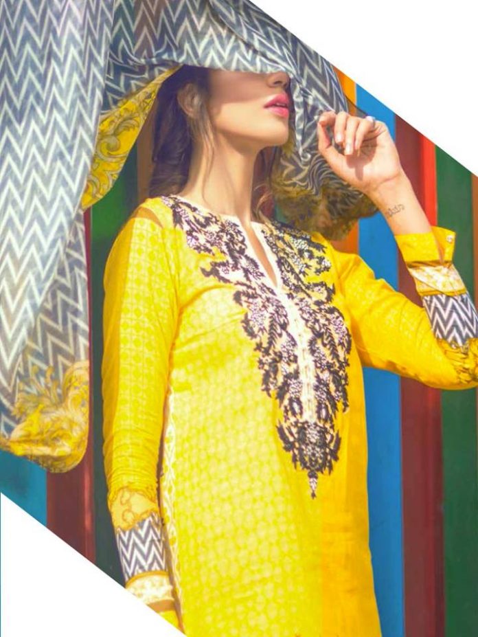 Mina Hassan Printed Lawn Collection Shariq Textiles 2016 