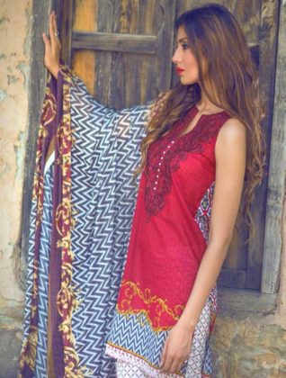 Mina Hassan Printed Lawn Collection Shariq Textiles 2016