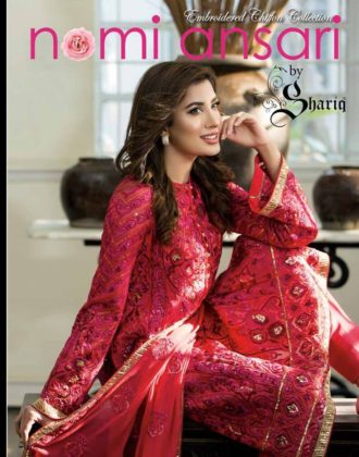 Nomi Ansari Chiffon Summer Collection Shariq Textiles 2016