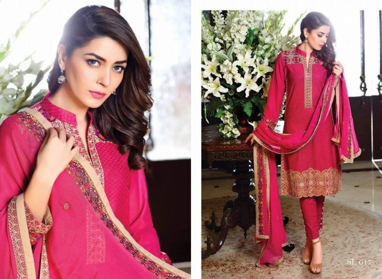 Nur Embroidered Swiss Voile Lawn Dresses 2016