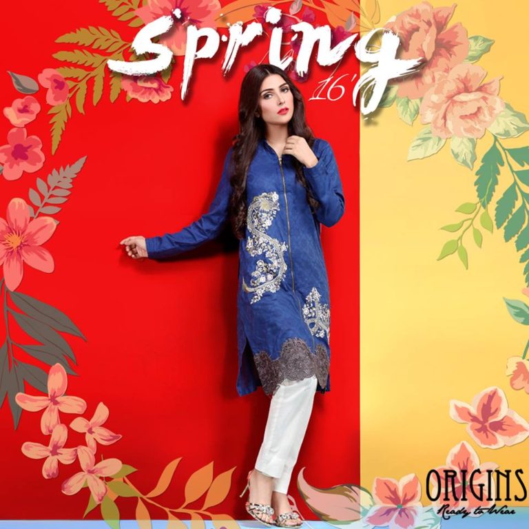 Origins Ready To Wear Spring Summer Kurtis 2016