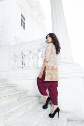 Paperazzi Spring Summer Lawn Nida Azwer Collection 2016