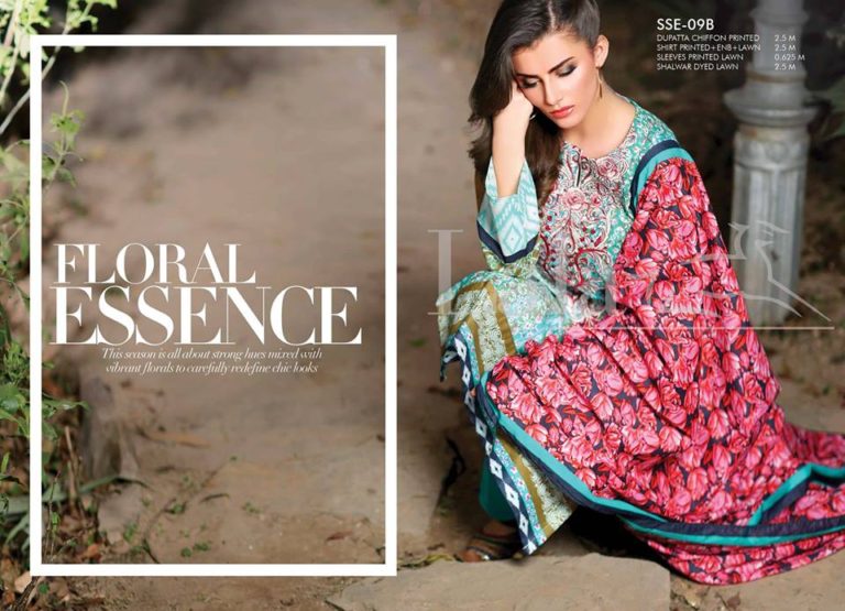 Sana Samia Embroidered Summer Lawn Collection 2016