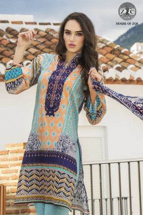 Sobia Malik Fancy Lawn Dresses House Of Zoe Collection 2016