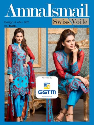 Swiss Voile Summer Dresses Amna Ismail Collection 2016