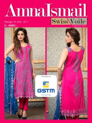 Swiss Voile Summer Dresses Amna Ismail Collection 2016