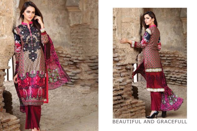 Zanisha Embroidered Collection Al Zohaib Textiles 2016